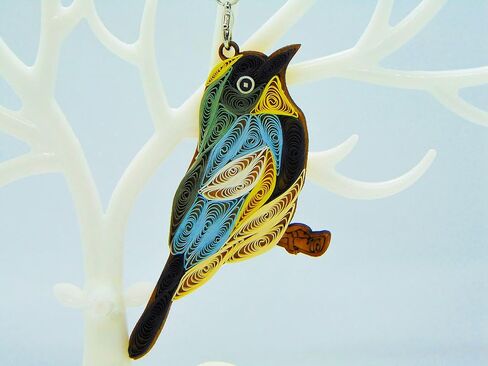 Mountain Bird, Home Decorations Holiday Decor, Handmade Ornament for Animal Lovers, Handbag Backpack Bag Purse Mobile Phone Car Hanging Decorations in Saudi Arabia