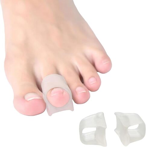 Gel Hammer Toe Corrector - Hammer Toe Straightener for Women and Men, Toe Protectors & Hammer Toe Cushion, Soft Silicone Hammer Toe Straightener Corrector, Pack of 8 in Saudi Arabia