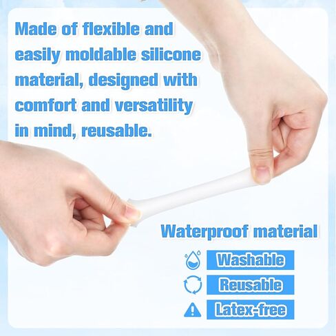 16 PCS Silicone Toe Sleeves Toe Protector Gel Toes Caps for Pain Relief Cushion Pads for Corns, Calluses, Blisters, Toenails Loss, Clear 4L+8M+4S in Saudi Arabia