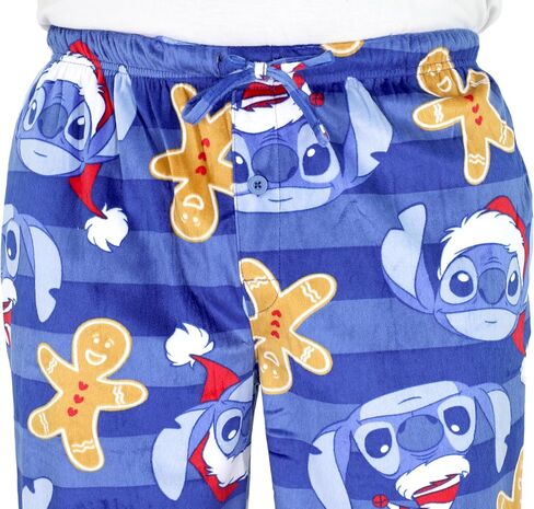 سراويل Disney Lilo and Stitch Pj للرجال، سراويل بيجامات من الصوف Lilo and Stitch، Holiday Disney Pjs للنساء والرجال، S-M-L-XL in Kuwait