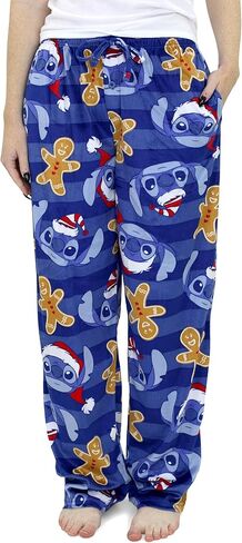 سراويل Disney Lilo and Stitch Pj للرجال، سراويل بيجامات من الصوف Lilo and Stitch، Holiday Disney Pjs للنساء والرجال، S-M-L-XL in Kuwait