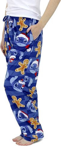 سراويل Disney Lilo and Stitch Pj للرجال، سراويل بيجامات من الصوف Lilo and Stitch، Holiday Disney Pjs للنساء والرجال، S-M-L-XL in Kuwait
