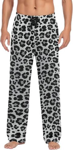 Fisyme Mens Pajama Pants Men's Pajama Bottoms Soft Sleep Lounge Pj Pants in Saudi Arabia