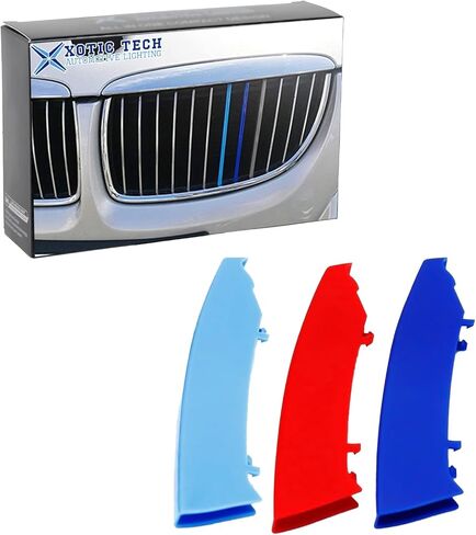 Xotic Tech 3 قطع تناسب تمامًا شبكة رياضية ملونة مقاس M متوافقة مع 2007-2010 BMW 3 Series E92 E93 Pre-LCI 325i 328i 330i 335i 2-Door Coupe (14 شريط شعاع) in Kuwait