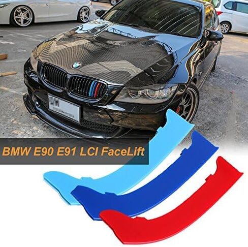 Xotic Tech 3 قطع تناسب تمامًا شبكة رياضية ملونة مقاس M متوافقة مع 2007-2010 BMW 3 Series E92 E93 Pre-LCI 325i 328i 330i 335i 2-Door Coupe (14 شريط شعاع) in Kuwait