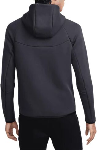 هودي Nike Tech للرجال بسحاب كامل Windrunner - مقاس متوسط ​​أسود/أنثراسيت in Saudi Arabia