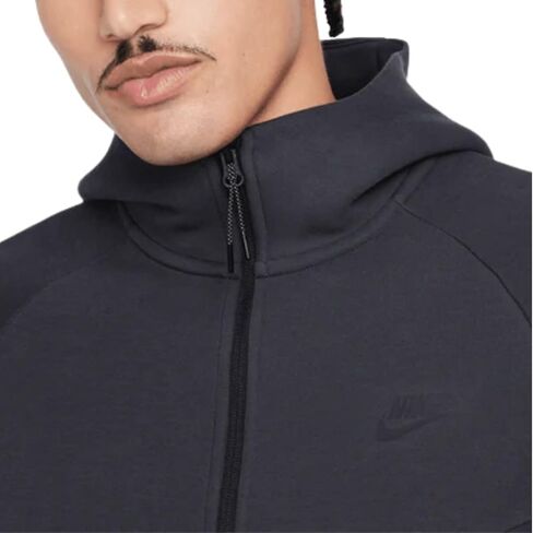 هودي Nike Tech للرجال بسحاب كامل Windrunner - مقاس متوسط ​​أسود/أنثراسيت in Saudi Arabia