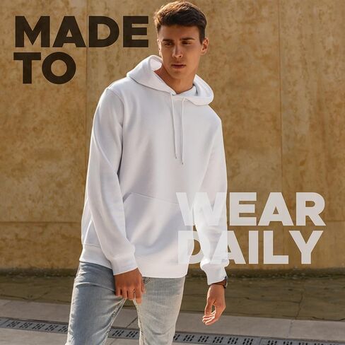 Unisex Pullover Hoodie – Soft Cotton Blend Fleece Sweatshirt for Men & Women, Warm Cozy Hoodie for Everyday Casual Wear in Saudi Arabia