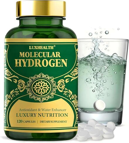 Hydrogen Water Tablets, 12 PPM Hydrogen Tablets for Drinking Water,120 Count Mini Tabs with Magnesium, Daily Energy & Electrolyte Balance in Saudi Arabia