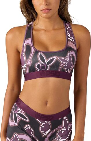 PSD Womens Playboy Tumble Sports Bra 3-Pack Box in Saudi Arabia