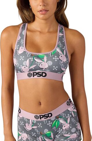 PSD Womens Playboy Tumble Sports Bra 3-Pack Box in Saudi Arabia