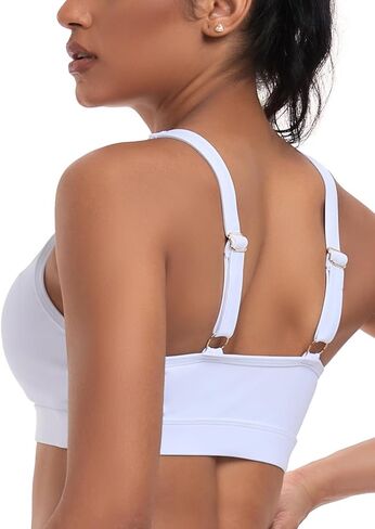 Women's Sports Bra/Workout Top, Front X-Cross, Scoop Neck, Support in Saudi Arabia