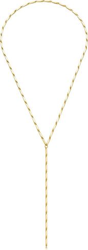 FAMARINE Gold Beaded Lariat Necklace Y Shaped Long Necklace Necklaces for Women Dainty Jewelry in Saudi Arabia