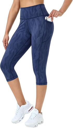 Workout Leggings with Pockets,Yoga Pants for Women,Gym Leggings Tummy Control Sports Leggings in Saudi Arabia