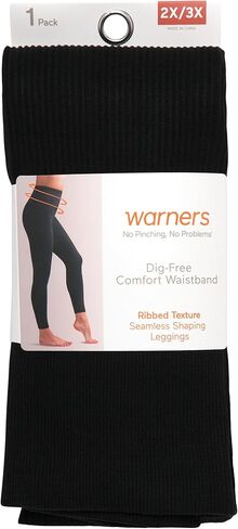 Warner's Women's Leggings - Seamless Shaping High Waisted Control Yoga Pants - Run Resistant Workout Pants for Women (S-XL) in Saudi Arabia