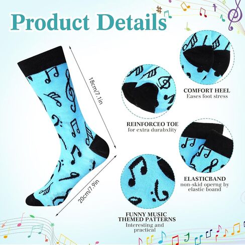 Toulite 12 Pairs Socks Series Crew Novelty Socks Cute Gifts for Woman men in Saudi Arabia