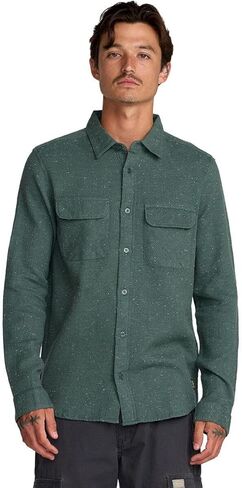 RVCA Mens Dayshift Flannel Long Sleeve in Saudi Arabia