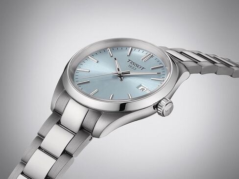 Tissot Unisex Tissot PR 100 34mm 316L Stainless Steel case Quartz Watches, Grey, Stainless Steel, 16 (T1502101135100) in Saudi Arabia