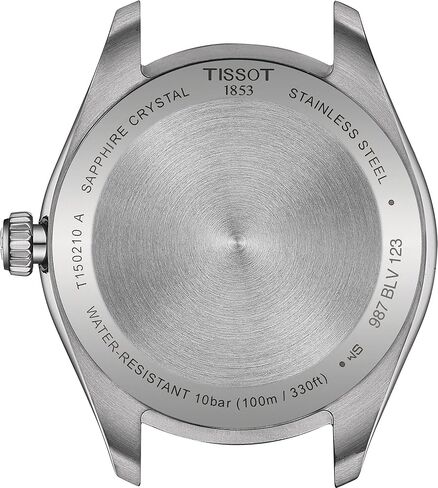 Tissot Unisex Tissot PR 100 34mm 316L Stainless Steel case Quartz Watches, Grey, Stainless Steel, 16 (T1502101135100) in Saudi Arabia