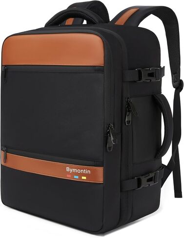 Smart Suitcase-style Laptop Backpack, 25L / 35L Practical Travel Bag for Work, Leisure & Flight, Luggage-Style Commuter Pack (Black, 25L) in Saudi Arabia