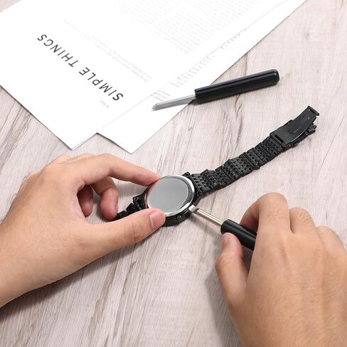 Watch Back Remover Tool, 2 Pcs Watch Case Opener Watchs Battery Replacement Tool Kit Professional Watchs Repair Kit for Accessories Replacement in Saudi Arabia
