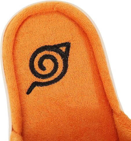 Bioworld Naruto Ichiraku Ramen Patch Women's Orange Open Toed Slipper in Saudi Arabia