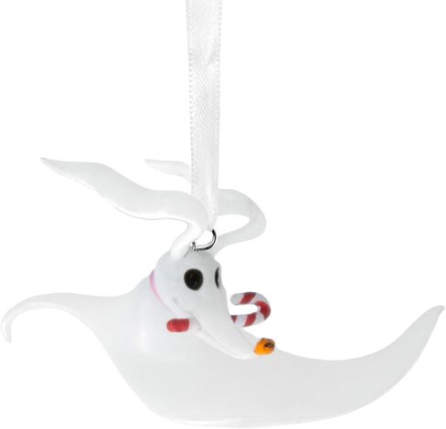 Hallmark Disney Tim Burton's The Nightmare Before Christmas Zero with Candy Cane Christmas Ornament, Gifts for Disney Fans in Saudi Arabia