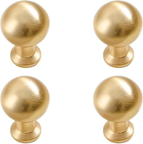 Drawer Pulls, 4PCS Solid Hardware Zinc Alloy Handles Cabinet Pulls Dresser Handle(Black,Single Hole) in Saudi Arabia
