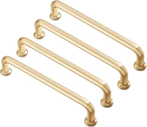 Drawer Pulls, 4PCS Solid Hardware Zinc Alloy Handles Cabinet Pulls Dresser Handle(Black,Single Hole) in Saudi Arabia