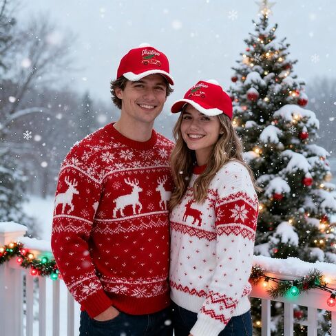 Christmas Santa Baseball Hat, Adjustable Embroidered Santa Baseball Cap Xmas Gifts for Men Women in Saudi Arabia