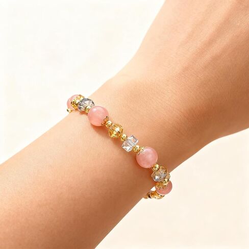 Long tiantian Crystal Money Attraction Bracelets Wealth for Women Green Jade Lucky Bracelet Beaded Tiger Eye Birthday Valentines Day Gifts in Kuwait