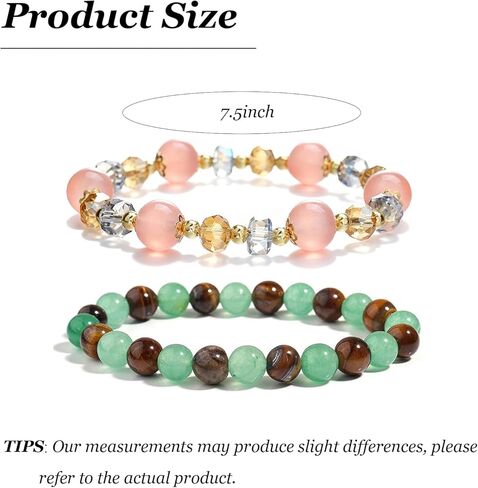 Long tiantian Crystal Money Attraction Bracelets Wealth for Women Green Jade Lucky Bracelet Beaded Tiger Eye Birthday Valentines Day Gifts in Kuwait