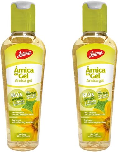 جل جالوما أرنيكا مع المنثول، جل موضعي مبرد لتهدئة آلام العضلات والمفاصل، عبوتان سعة كل زجاجة 4 أونصة سائلة in Kuwait