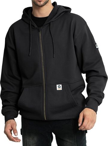 FR Hoodies for Men 10.5oz FR Sweatshirt 100% Cotton FR Pullover and Zipper Front Flame Resistant Hooded Shirts in Saudi Arabia