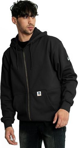 FR Hoodies for Men 10.5oz FR Sweatshirt 100% Cotton FR Pullover and Zipper Front Flame Resistant Hooded Shirts in Saudi Arabia