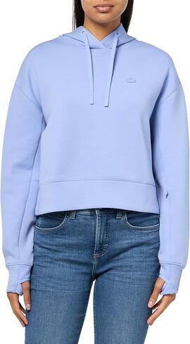 Lacoste Women's Short Cut Cotton Hoodie in Saudi Arabia
