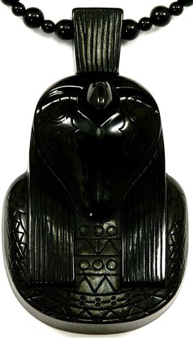 GWOOD Horus Bird Homica Pendant Egyptian Style 36 Inch Beaded Necklace in Saudi Arabia