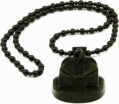 GWOOD Horus Bird Homica Pendant Egyptian Style 36 Inch Beaded Necklace in Saudi Arabia