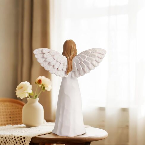 Sympathy Gifts for Loss of Loved One, 6" Handcrafted Memorial Angel Figurine, Memorial Gifts for Loss of Mom Dad, Condolences Bereavement Remembrance in Memory of Loved One Gift in Saudi Arabia