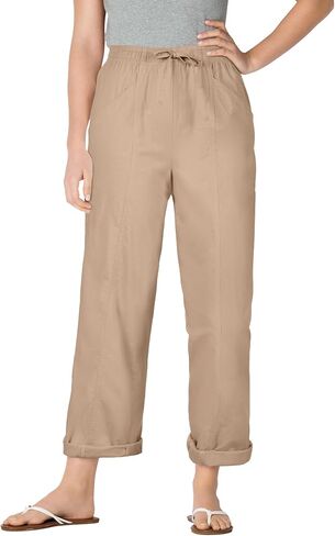 Woman Within Plus Size Petite The Boardwalk Pant in Saudi Arabia