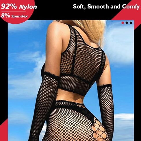 Sexy Lingerie For Women Naughty Sparkle Rhinestone Fishnet Lingerie Set Crotchless Erotic Rave Mesh Bodysuits Outfit in Saudi Arabia