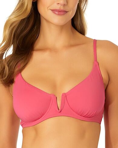 Anne Cole Womens V Wire Elongated Underwire Top in Saudi Arabia
