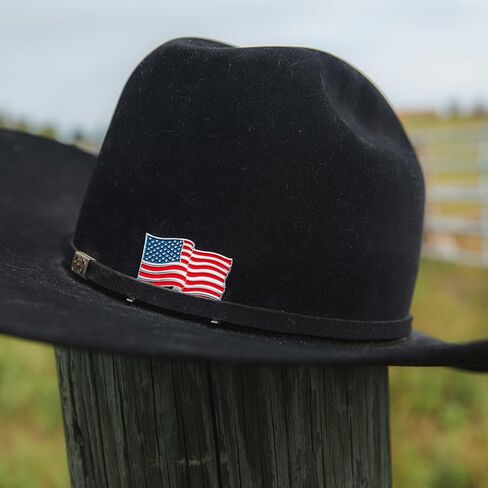 Montana Silversmiths American Patriot's Promise Hat Flag​ Designed to Be Worn on Cowboy Hat Hatband in Saudi Arabia