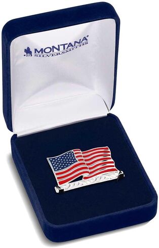 Montana Silversmiths American Patriot's Promise Hat Flag​ Designed to Be Worn on Cowboy Hat Hatband in Saudi Arabia