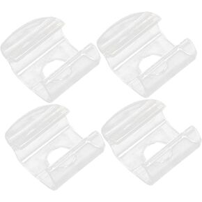 RORPOIR 4pcs Venetian Blind Clip Draw Rod for Cordless Blinds Lifting Clamp Blind Grip Blind Cord Winders Cordless Window Shades Blind Clips for Valance Sheer Curtain Plastic Mini Fixture