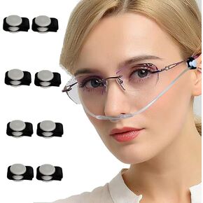 8PCS Oxygen Tube Holder for Glasses，Oxygen Nasal Cannula Clips for Ear Protection，Elastic and Retractable Oxygen Tube Clips for Glasses，Nasal Cannula Holder