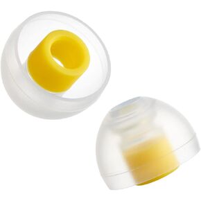 SpinFit CP100 for IEM - M - Patented Silicone Eartips for Replacement, Secure Fit and Supreme Comfort (2 Pairs) (for Nozzle Diameter from 4.5-5 mm)