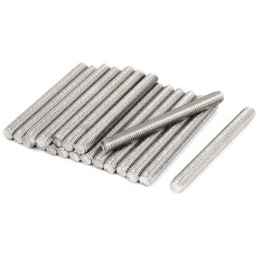 uxcell M8 x 80mm 1.25mm Pitch 304 Stainless Steel Fully Threaded Rods Hardware 20 Pcs