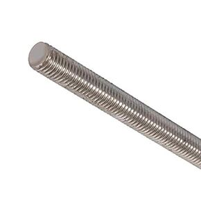 Small Parts 18-8 Stainless Steel Fully Threaded Rod, 1/4"-20 Thread Size, 24" Length, Right Hand Threads (Pack of 1)