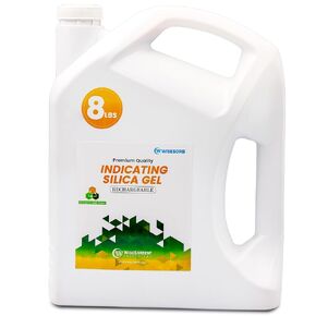 Wisesorb 8lbs Reusable Desiccant, Indicating Silica Gel - Orange to Dark Green, Desiccant Dehumidifiers, Moisture Absorbers for Storage